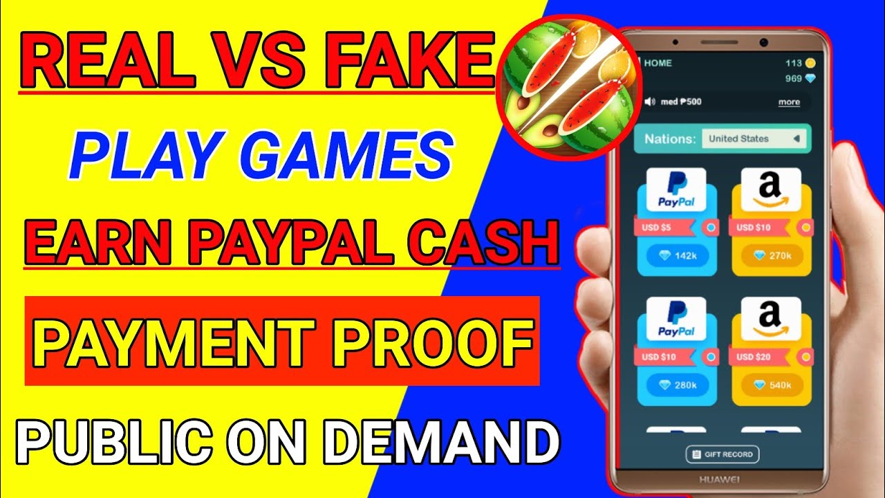 Games That Pay Real Cash Paypal